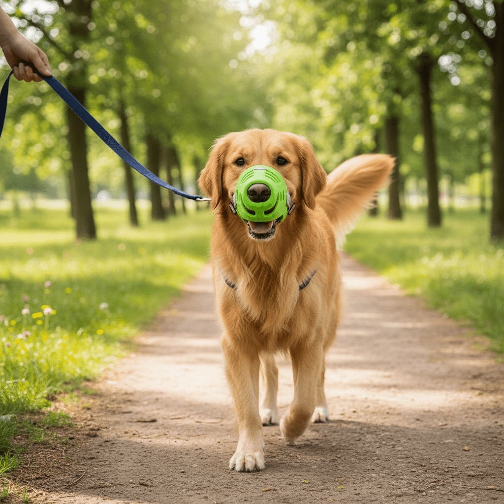 max-avec-muselière-pour-chien-balade