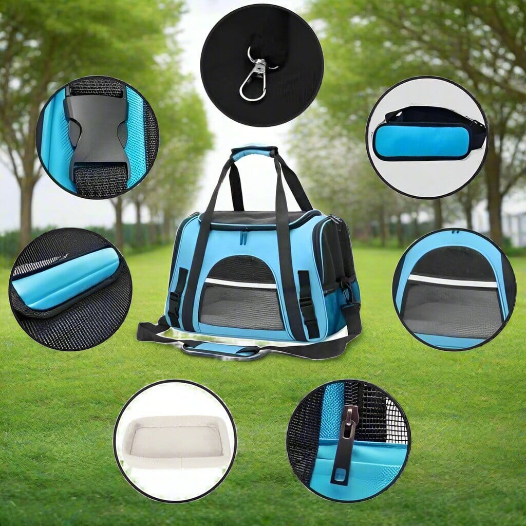 Sac de Transport pour Chien - DogCarrierBag™ - Bleu - GALAXY DES CHIENS