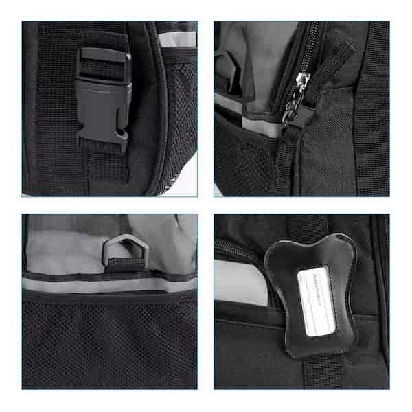 Sac de Transport pour Chien - DogCarrierBag™ - Noir - GALAXY DES CHIENS