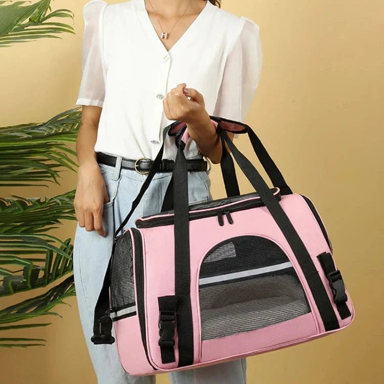 Sac de Transport pour Chien - DogCarrierBag™ - Rose - GALAXY DES CHIENS