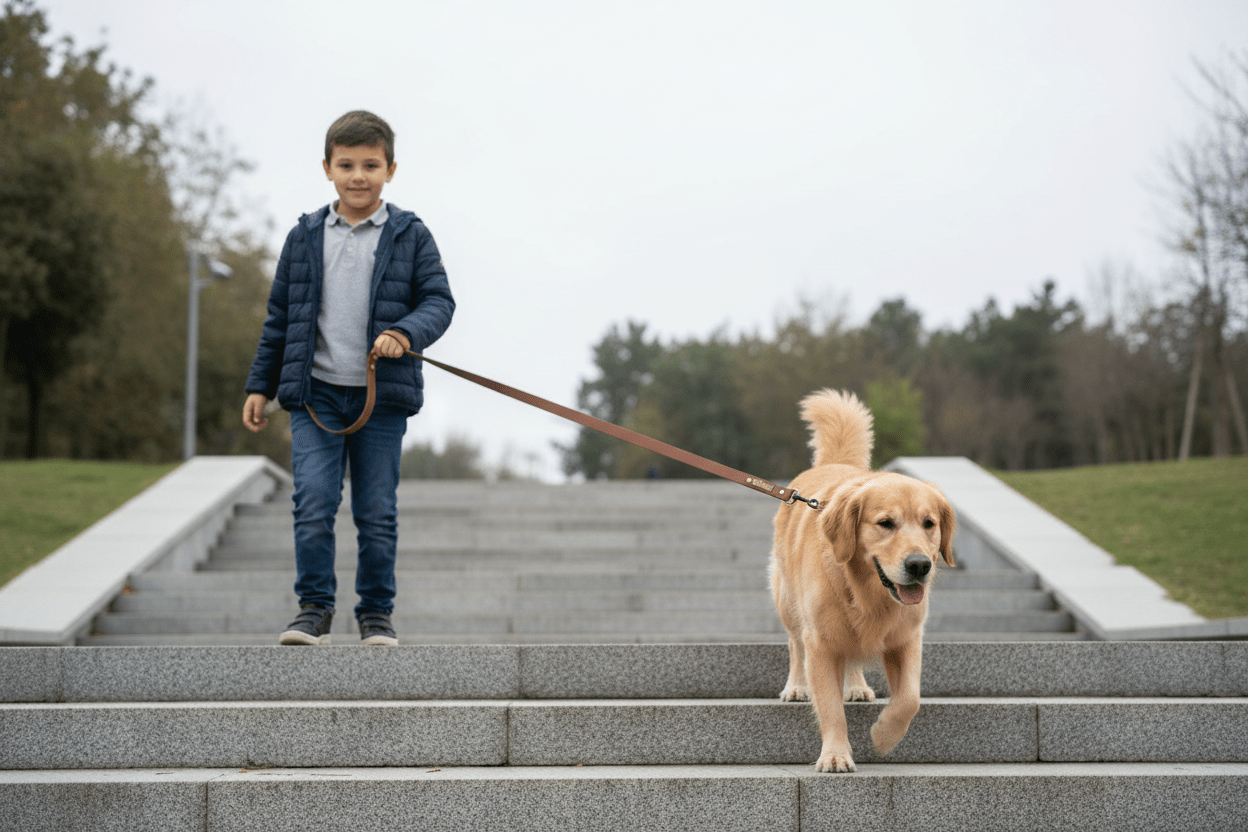 chien-avec-longe-chien-bien-visible-courant
