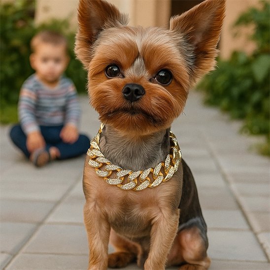 chien balade avec collier pour chien