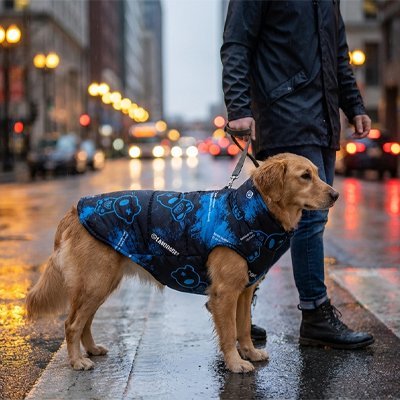 chien-balade-printemps-avec-manteau-chien 