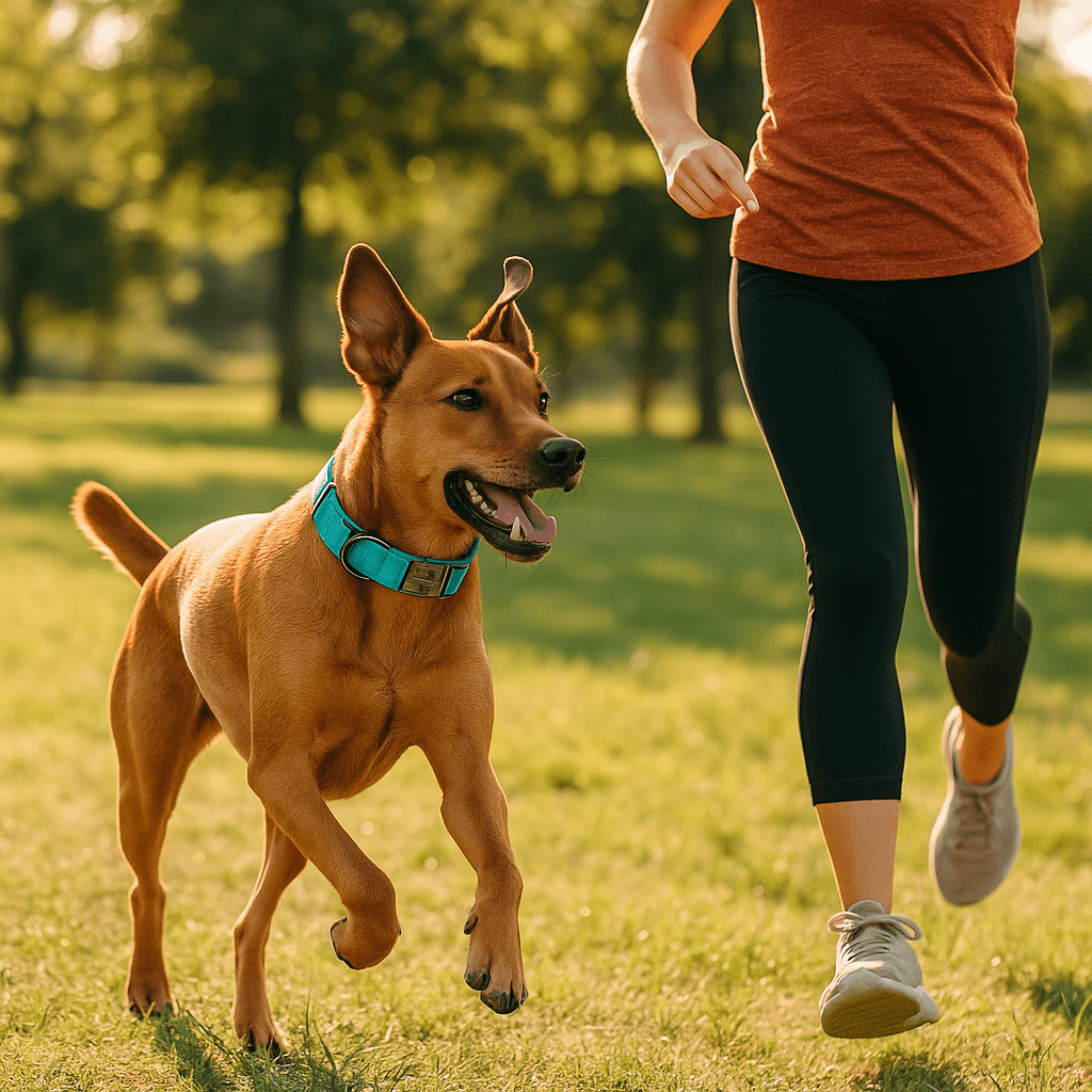 chien entrainement avec collier pour chien 01