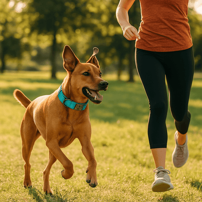 chien entrainement avec collier pour chien 01
