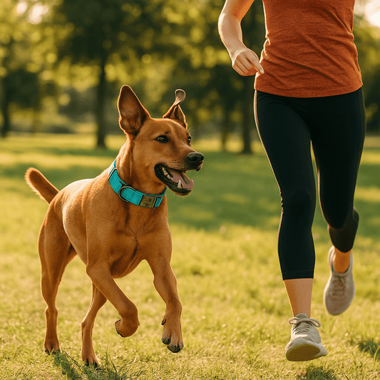 chien entrainement avec collier pour chien 01