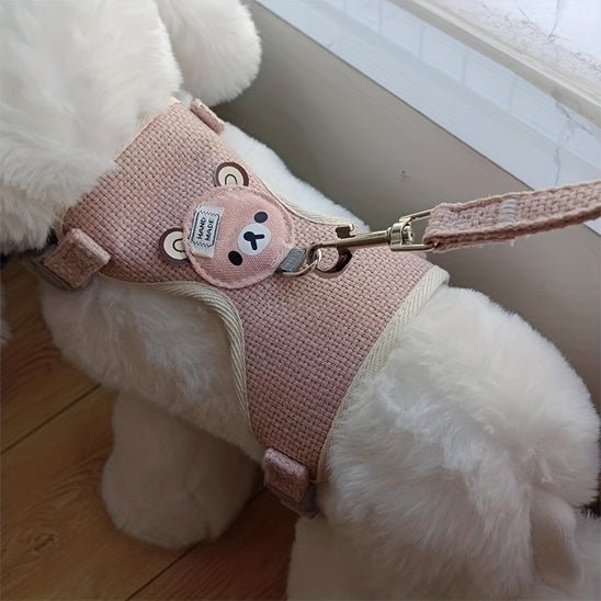 chien portant elegant harnais chien fenetre