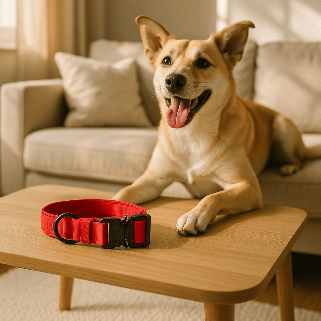 chien sieste observant collier pour chien