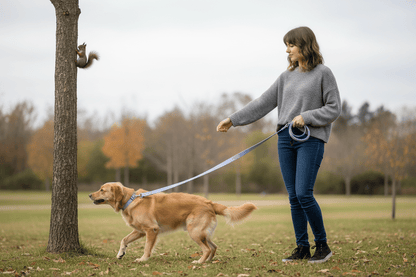 fille-chien-avec-longe-pour-obervant-ecureui