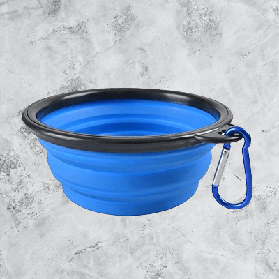 Gamelle pour Chien - SiliconeDogBowl™ - Bleu - GALAXY DES CHIENS