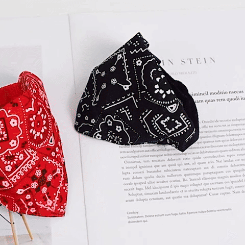 gif collier pour chien bandana