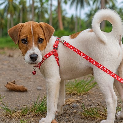 joli-chien-visite-avec-laisse-pour-chien