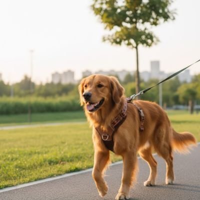 mignon-milou-promenade-avec-harnais-chien-regalant