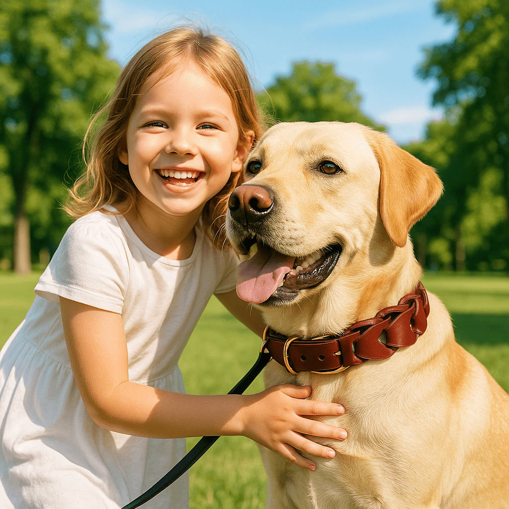 Collier chien - Cuir Véritable - GALAXY DES CHIENS
