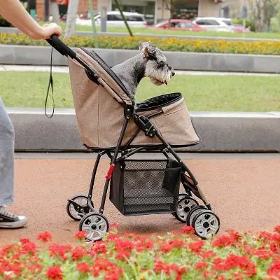 Poussette pour Chien - PetStroller™ - Beige - GALAXY DES CHIENS