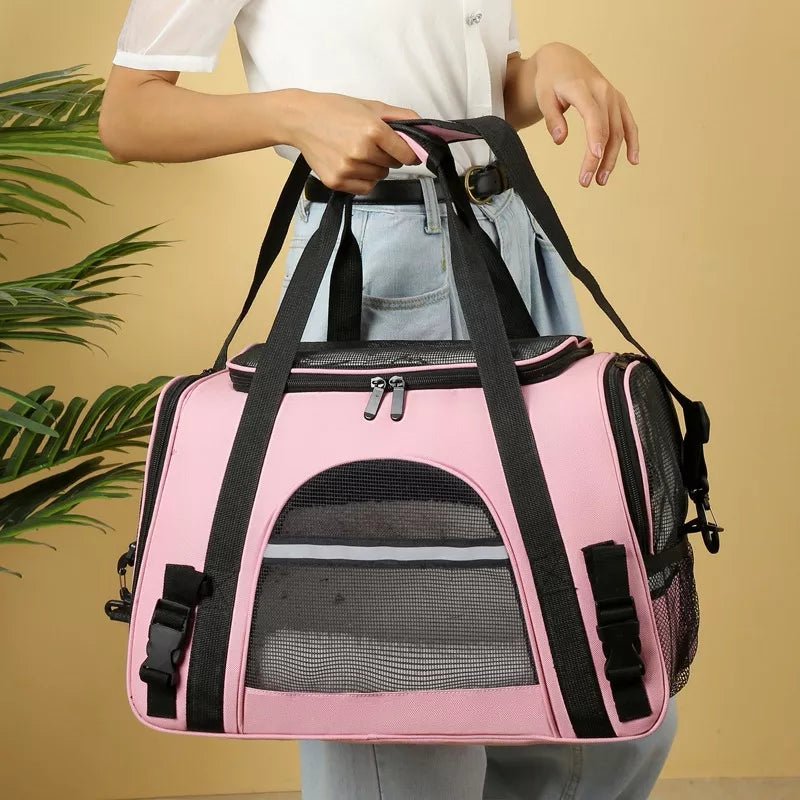 Sac de Transport pour Chien - DogCarrierBag™ - Rose - GALAXY DES CHIENS
