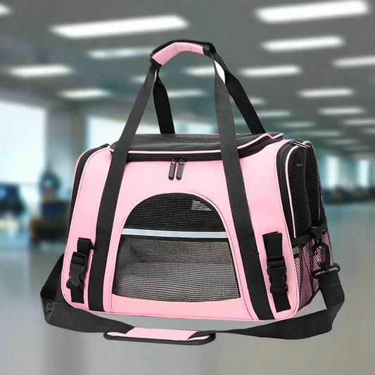 Sac de Transport pour Chien - DogCarrierBag™ - Rose - GALAXY DES CHIENS