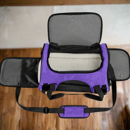 Sac de Transport pour Chien - DogCarrierBag™ - Violet - GALAXY DES CHIENS