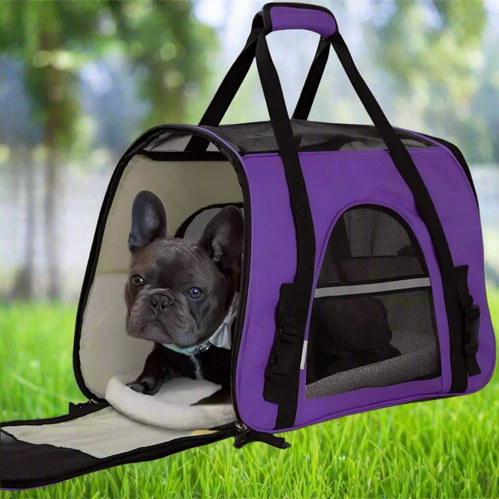 Sac de Transport pour Chien - DogCarrierBag™ - Violet - GALAXY DES CHIENS