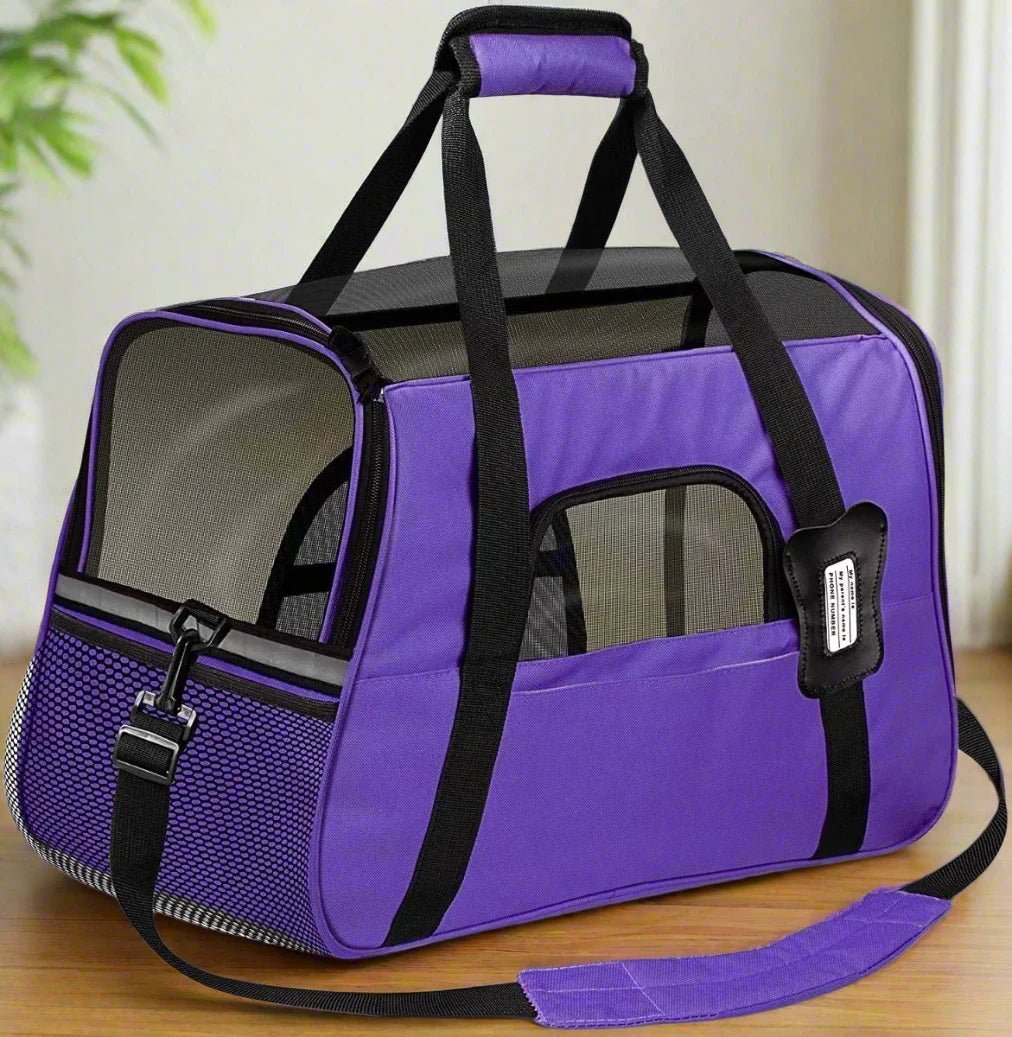 Sac de Transport pour Chien - DogCarrierBag™ - Violet - GALAXY DES CHIENS